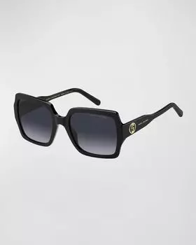 Marc 731S Квадратные солнцезащитные очки из ацетата Marc Jacobs, цвет Black