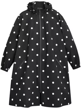 Marc Jacobs длинная ветровка в горох, черный
