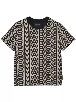 Marc Jacobs футболка Monogram Baby, черный