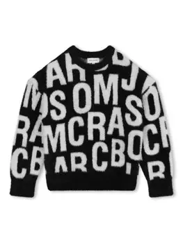 Marc Jacobs Kids джемпер с логотипом, черный