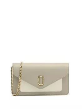 Marc Jacobs кошелек The Longshot на цепочке, нейтральный цвет