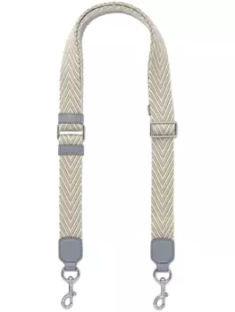 Marc Jacobs ремень для сумки The Arrow Webbing, белый