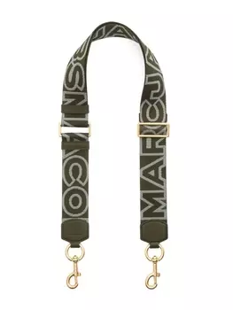 Marc Jacobs ремень The Thin Outline Logo, зеленый