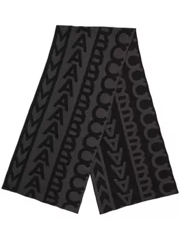 Marc Jacobs шарф The Monogram, серый