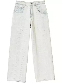 Marc Jacobs широкие джинсы The Monogram, серый