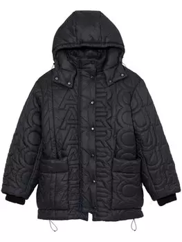 Marc Jacobs стеганый пуховик The Monogram, черный