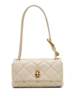 Marc Jacobs сумка на плечо The Mini Quilted Dual, нейтральный