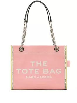 Marc Jacobs сумка-тоут Denim Chain Medium, розовый