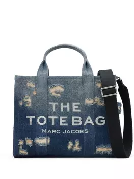 Marc Jacobs сумка-тоут Denim Medium Rip And Repair, синий