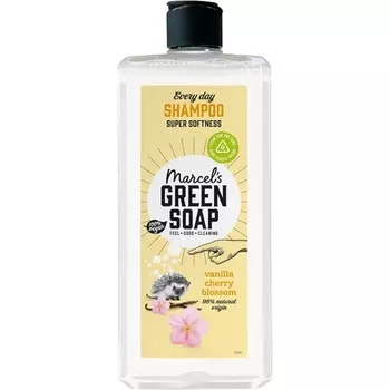 Marcel's Green Soap Шампунь с ароматом ванили и вишни, обогащенный натуральными маслами, 300мл