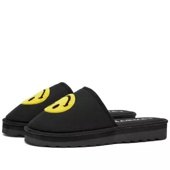 Market Тапочки Smiley Upside Down для отелей, черный