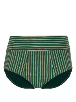 Marlies Dekkers плавки бикини Holi Vintage в полоску, зеленый