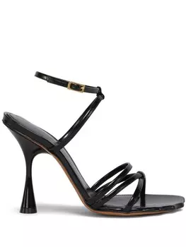Marni кожаные сандалии, черный