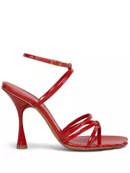 Marni кожаные сандалии, красный