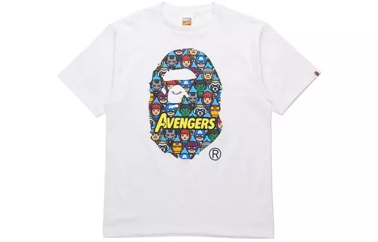 Marvel X BAPE Marvel Футболка мужская A Bathing Ape
