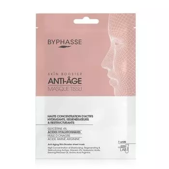 Маска для лица Mascarilla Facial Antiedad Tissue Skin Booster Byphasse, 18 ml
