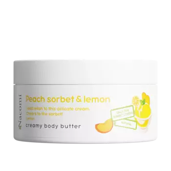 Масло для тела Nacomi Peach Sorbet & Lemon, 100 мл