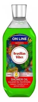 Масло-гель для душа Brasilian Vibes, 500 мл On Line, Senses