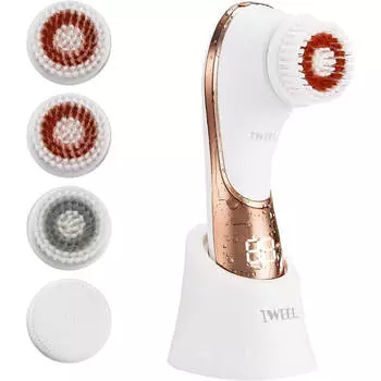 Массажер IWeel Facial Cleansing Brush, белое золото/розовое золото