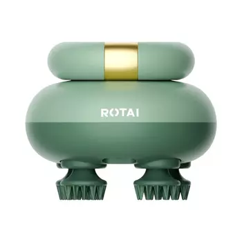 Массажер Rotai Q20 для кожи головы, зеленый