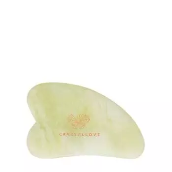 Массажная пластина для лица Crystallove Jade gua sha