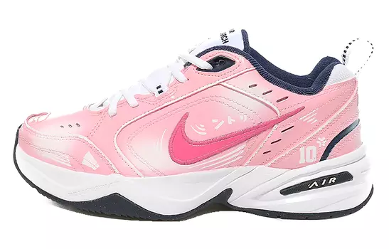 Кастомизированные кроссовки Nike Air Monarch 4 Cushioning Unisex, розовый