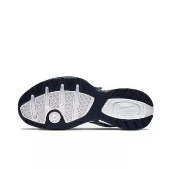 Кастомизированные кроссовки Nike Air Monarch 4 Unisex, голубой/белый
