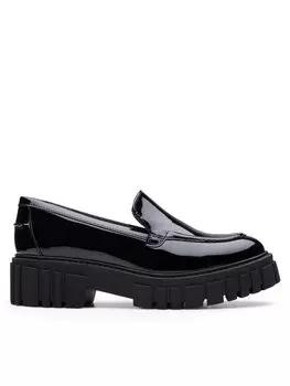 Массивные лоферы Clarks, черный