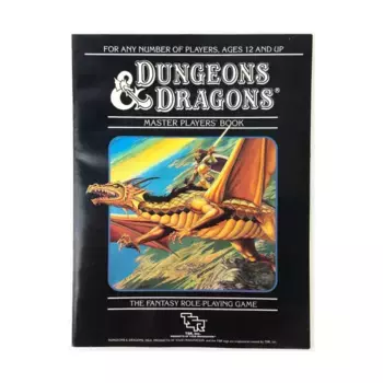 Master Rules Set - Master Players' Book Only!, Basic Dungeons & Dragons (Original Edition) - Box Sets & Core Rules, мягкая обложка