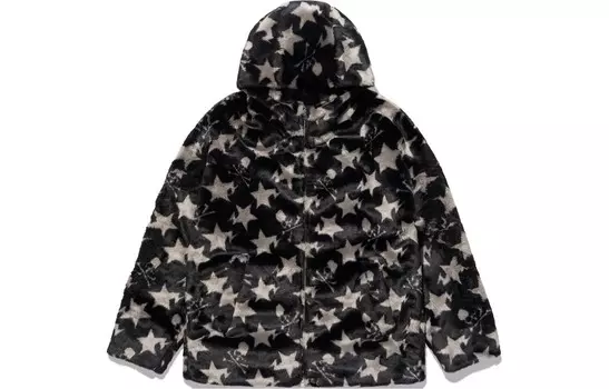 Mastermind JAPAN Совместная бархатная куртка унисекс черного цвета A Bathing Ape, черный