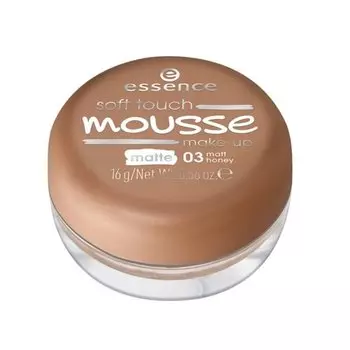 Матирующая основа-мусс 03 Matt Honey, 16 г Essence, Soft Touch Mousse