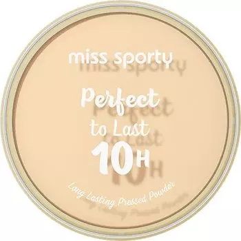 Матирующая пудра для лица Perfect To Last 10H, 050 Прозрачная, 9 г Miss Sporty