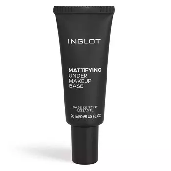 Матовая основа под макияж mattifying under makeup base Inglot, 20 мл