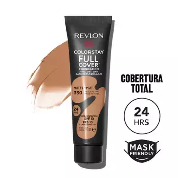 Матовая основа под макияж с полным покрытием Colorstay Full Cover Foundation Revlon, цвет natural tan