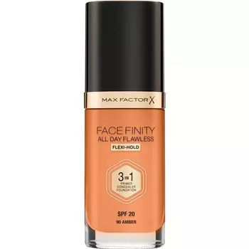 Max Factor Facefinity All Day Flawless стойкий тональный крем SPF 20 оттенок 90 Янтарный 30 мл Inna Marka