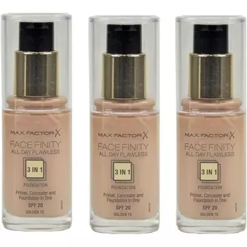 Max Factor Facefinity All Day Flawless Тональный крем 3 в 1 Golden 75 30 мл