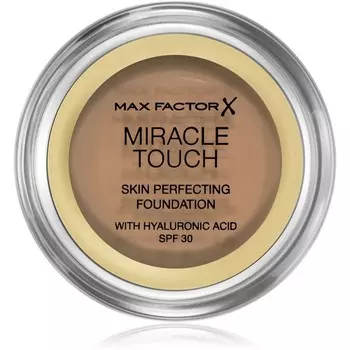 Max Factor, Miracle Touch, увлажняющий крем-основа SPF 30, оттенок 097 Жареный миндаль, 11,5 г