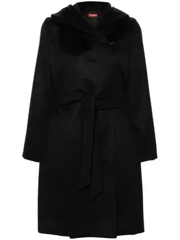 Max Mara длинное пальто Newmang, черный
