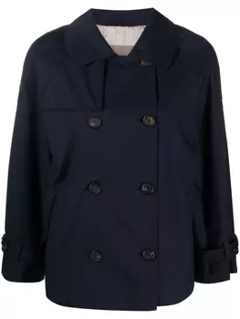 Max Mara двубортный жакет, синий