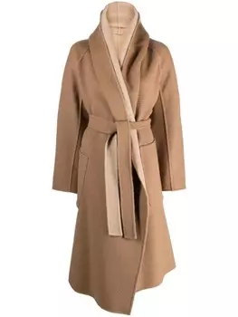 Max Mara двустороннее пальто Senna, коричневый