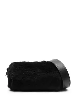 Max Mara фактурная сумка на плечо Teddy Roll, черный