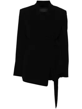 Max Mara пиджак с запахом, черный