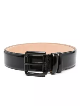 Max Mara ремень с пряжкой, черный