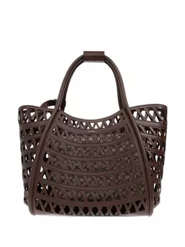 Max Mara сумка-тоут Marine, коричневый