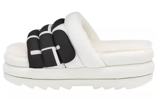 Maxi Slide Logo Белый Женский Ugg