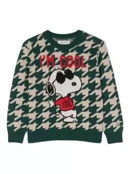 Mc2 Saint Barth джемпер Snoopy Rock Bandana вязки интарсия, зеленый