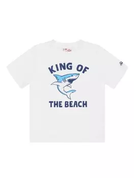 MC2 Saint Barth Kids футболка с принтом, белый