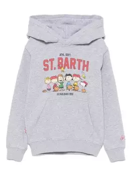 MC2 Saint Barth Kids худи Oliver из коллаборации с Peanuts, серый