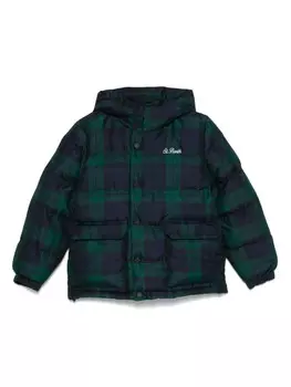 MC2 Saint Barth Kids куртка Baxter из коллаборации с PEANUTS, зеленый