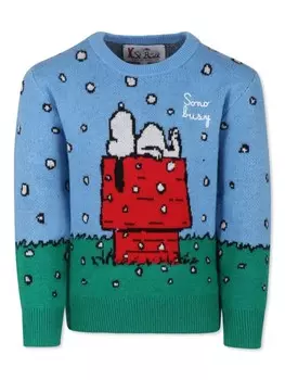 MC2 Saint Barth Kids x Snoopy Peanuts свитер, синий